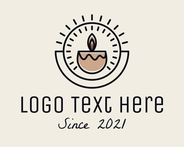 Boho logo example 3