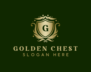 Crown Shield Crest logo design