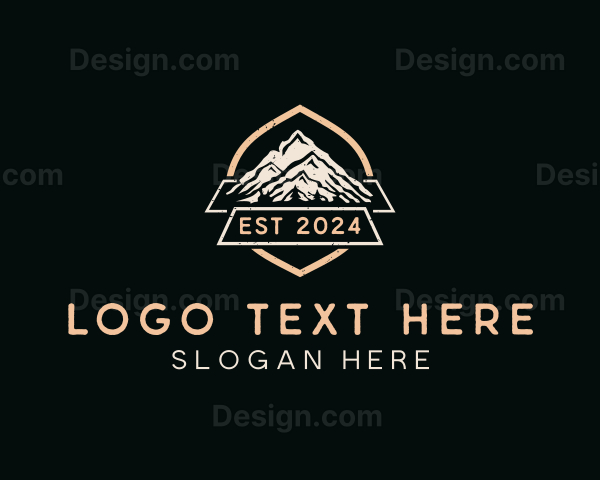 Mountain Hiker Adventure Logo