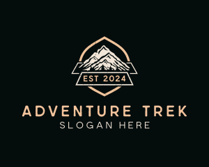 Mountain Hiker Adventure logo design