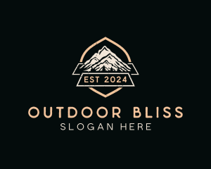 Mountain Hiker Adventure logo design