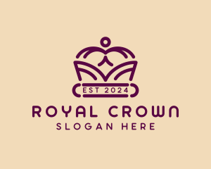 Pageant Regal Crown logo design