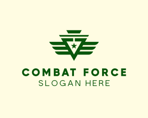 Military Star Wings logo
