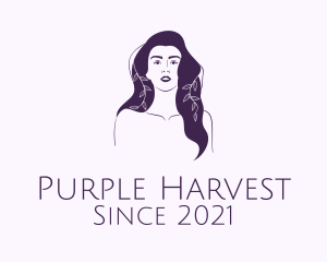 Purple Purple Woman logo design