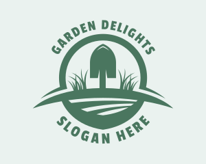 Green Shovel Landscaping logo design