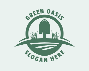 Green Shovel Landscaping logo design