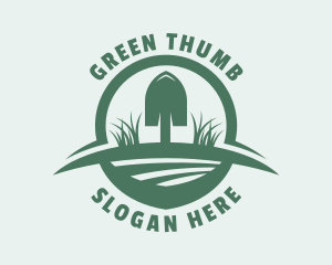 Green Shovel Landscaping logo design