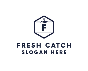 Fish Seaside Resto logo design