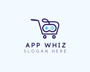 Game Cart App logo design