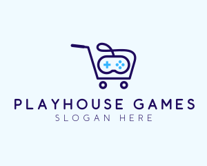 Game Cart App logo design