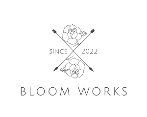 Organic Flower Spa logo design