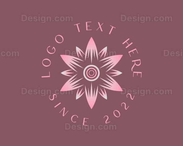 Feminine Floral Beauty Logo