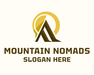 Mountain Peak Sun logo design