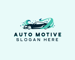 Auto Wash Cleaning logo design