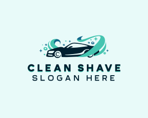 Auto Wash Cleaning logo design