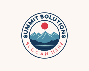 Summit Mountain Trekking logo design