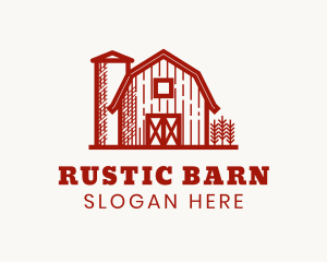 Red Barn House Farm logo design