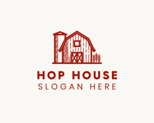 Red Barn House Farm logo design