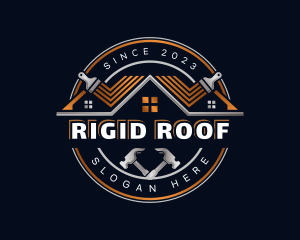 Roofing Remodel Carpentry logo design