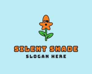 Cool Flower Sunglasses logo design