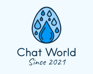 Clean Rain Water Egg  logo design