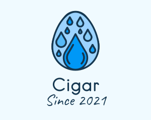 Clean Rain Water Egg  logo design