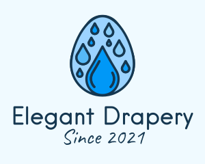 Clean Rain Water Egg  logo design