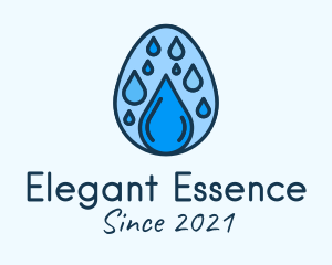 Clean Rain Water Egg  logo design