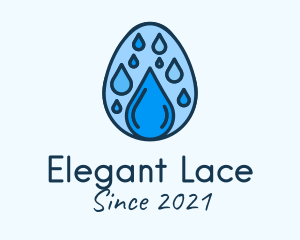 Clean Rain Water Egg  logo design