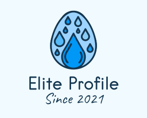 Clean Rain Water Egg  logo design