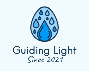 Clean Rain Water Egg  logo design