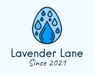 Clean Rain Water Egg  logo design