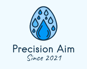 Clean Rain Water Egg  logo design