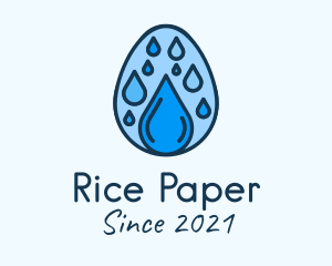 Clean Rain Water Egg  logo design