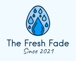 Clean Rain Water Egg  logo design