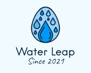 Clean Rain Water Egg  logo design