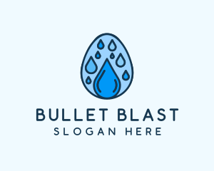 Clean Rain Water Egg  logo design