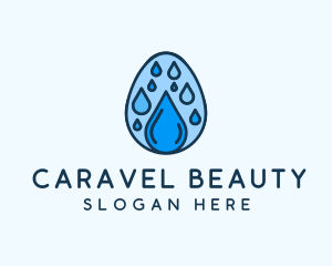 Clean Rain Water Egg  logo design