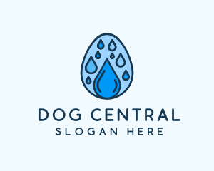 Clean Rain Water Egg  logo design