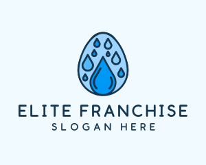 Clean Rain Water Egg  logo design