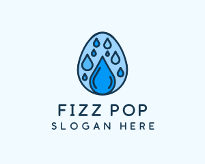 Clean Rain Water Egg  logo design