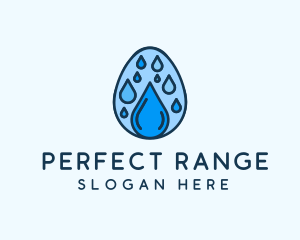 Clean Rain Water Egg  logo design