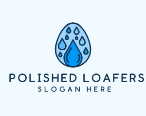 Clean Rain Water Egg  logo design