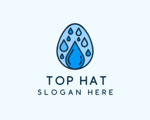 Clean Rain Water Egg  logo design