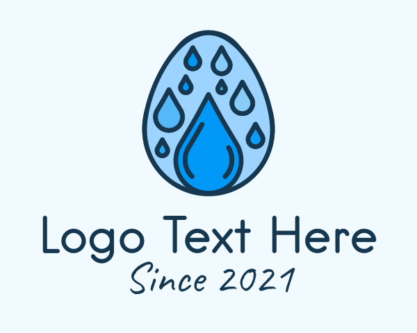 Water logo example 2