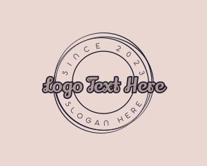 Generic Hipster Clothing logo