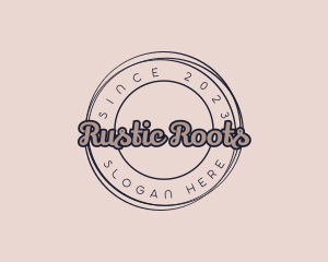 Generic Hipster Clothing logo design