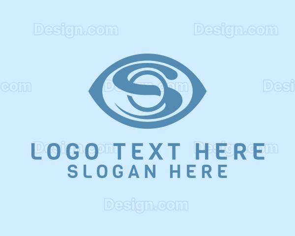 Professional Tech Eye Letter S Logo