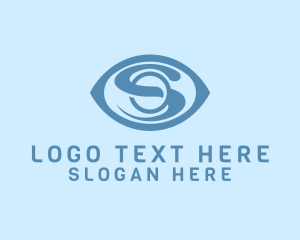 Professional Tech Eye Letter S logo