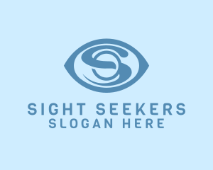 Professional Tech Eye Letter S logo design